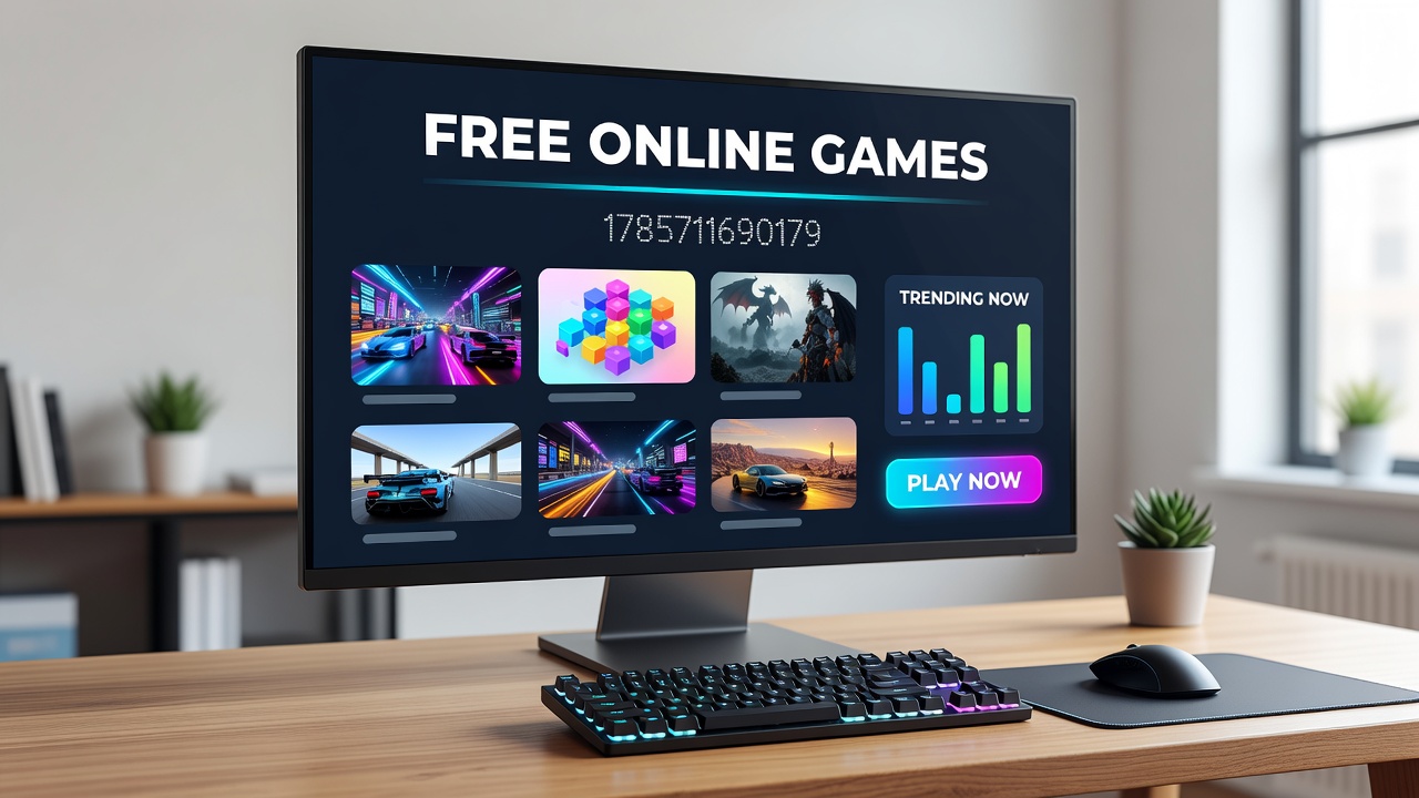 Players engaging with free online games on multiple devices