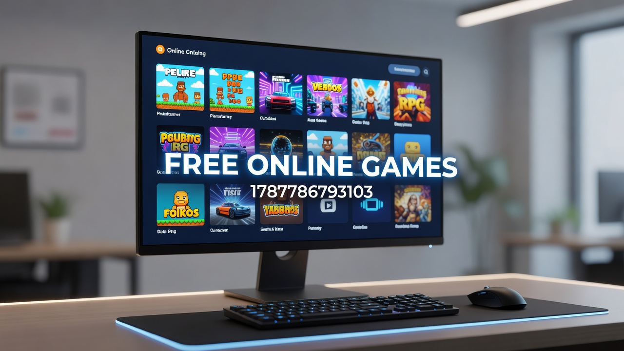 Players engaging with browser games on laptops and tablets in various indoor settings