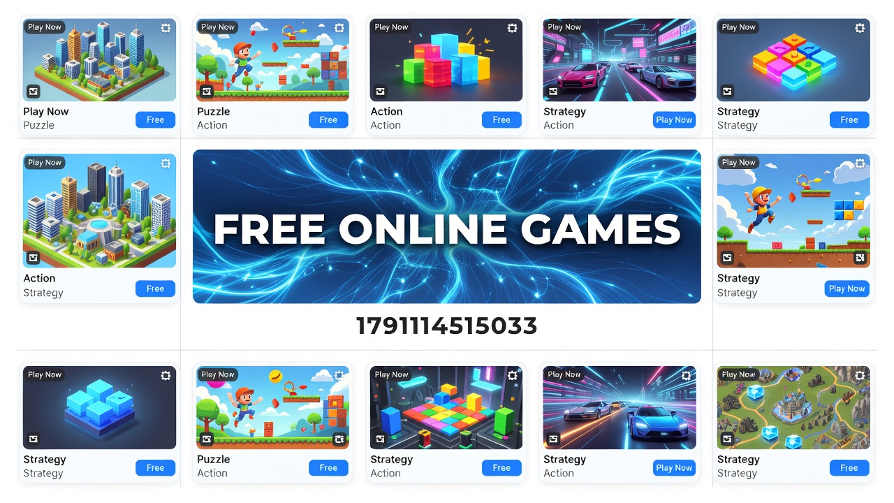 Diverse group of individuals playing free online games together in a community setting demonstrating social and educational aspects
