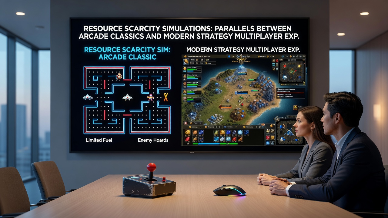 Modern multiplayer strategy interface showing contested resource nodes and limited supply counters